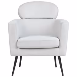 Armchair SOBY Fabric Light Grey