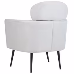 Armchair SOBY Fabric Light Grey