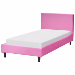 Bed Frame Cover Velvet FITOU 90 x 200 cm Fuchsia Pink