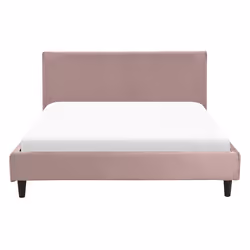 Bed Velvet FITOU 140 x 200 cm (EU Double) Pink - Additional view 4