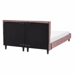 Bed Velvet FITOU 140 x 200 cm (EU Double) Pink - Additional view 5