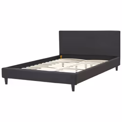 EU Double Size Bed Frame Cover Black FITOU