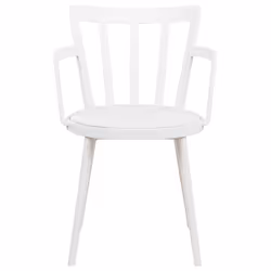 Set of 4 Dining Chairs MORILL White - Additional view 4