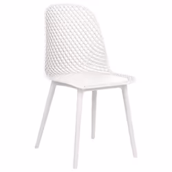 Set of 4 Dining Chairs EMORY White - Additional view 5