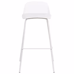 Set of 4 Bar Chairs MORA White - Additional view 5