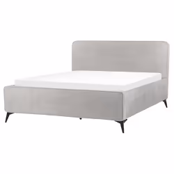 Bed Fabric VALOGNES 160 x 200 cm (EU King Size) Light Grey