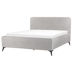 Bed Fabric VALOGNES 160 x 200 cm (EU King Size) Light Grey
