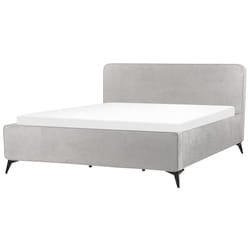 Bed Fabric VALOGNES 180 x 200 cm (EU Super King) Light Grey