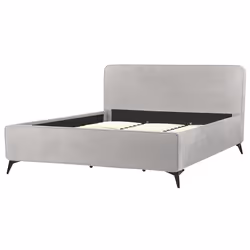 Bed Fabric VALOGNES 180 x 200 cm (EU Super King) Light Grey