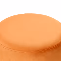 Pouffe YANKTON Orange Velvet 35 cm 35 cm