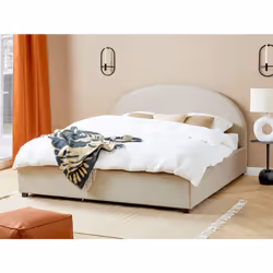 Ottoman Bed Fabric VAUCLUSE 180 x 200 cm (EU Super King) Light Beige - Additional view 5