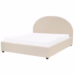 Ottoman Bed Fabric VAUCLUSE 160 x 200 cm (EU King Size) Sand Beige