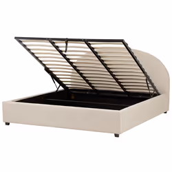 Ottoman Bed Fabric VAUCLUSE 180 x 200 cm (EU Super King) Sand Beige