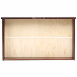Set of 2 Bed Storage Drawers Pine Wood RUMILLY Dark Brown