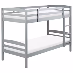 Bunk Bed Pine Wood REGAT 90 x 200 cm (EU Single) Grey