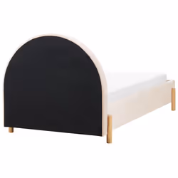 Velvet EU Single Size Bed Beige ANET