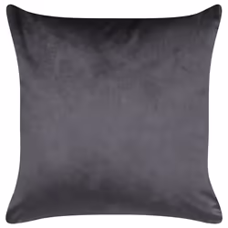 Set of 2 Decorative Cushions ALYSSUM Velvet 45 x 45 cm Grey Trellis Pattern - Additional view 4