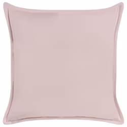 Set of 2 Decorative Cushions EUSTOMA Velvet 60 x 60 cm Pink Solid