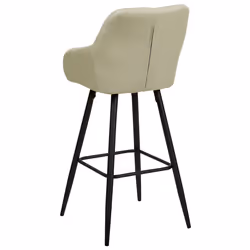 Set of 2 Bar Chairs DARIEN Light Green - Additional view 4