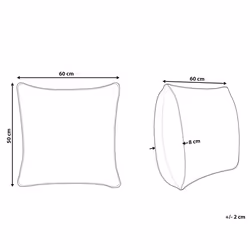 Bed Pillow TRIGLAV Low Polyester 50 x 60 cm White