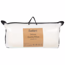 Bed Pillow TRIGLAV Low Polyester 80 x 80 cm White