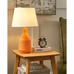 Table Lamp LAMBRE Ceramic Orange