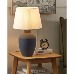 Table Lamp ARCOS Ceramic Grey