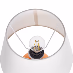 Table Lamp FABILOS Ceramic Orange