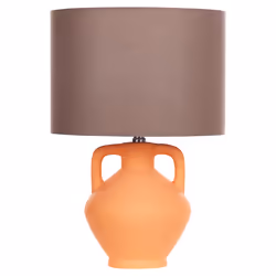 Table Lamp LABRADA Ceramic Orange