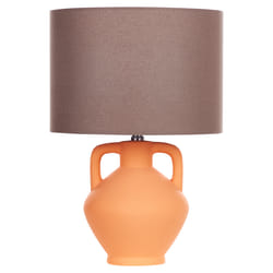 Table Lamp LABRADA Ceramic Orange