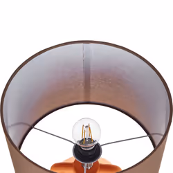 Table Lamp LABRADA Ceramic Orange
