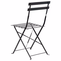 Bistro Set Folding FIORI Metal Black - Additional view 5
