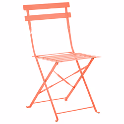 Bistro Set Folding FIORI Metal Coral