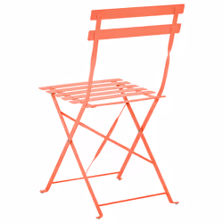 Bistro Set Folding FIORI Metal Coral - Additional view 4