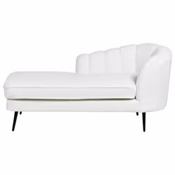 Right Hand Chaise Lounge ALLIER Boucle Off-White - Additional view 3