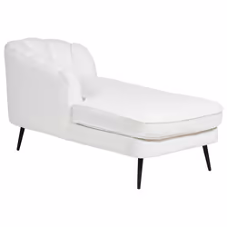Right Hand Chaise Lounge ALLIER Boucle Off-White - Additional view 4