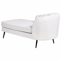 Right Hand Chaise Lounge ALLIER Boucle Off-White - Additional view 5