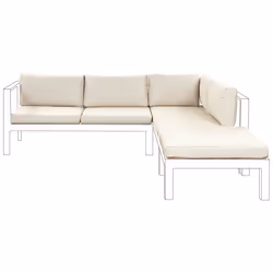 Outdoor Cushion Cover Set MESSINA Beige