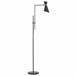 Floor Lamp MELAWI Metal Black