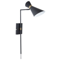 Wall Lamp MELAWI Adjustable Metal Black