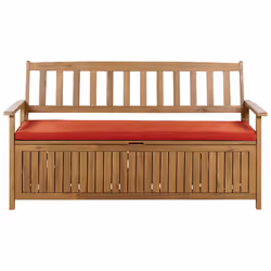 Bench Seat Pad Cushion SOVANA Dark Red