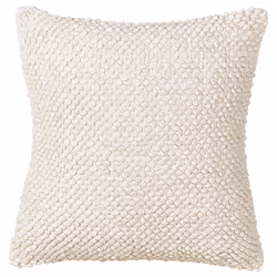 Throw Cushion JOARA Cotton 50 x 50 cm Light Beige Solid