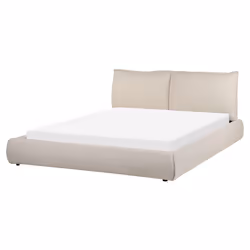 Bed Fabric VINAY 160 x 200 cm (EU King Size) Beige