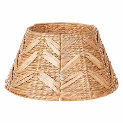 Christmas Tree Collar SAPIN Water Hyacinth Natural 45 cm