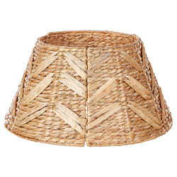 Christmas Tree Collar SAPIN Water Hyacinth Natural 50 cm