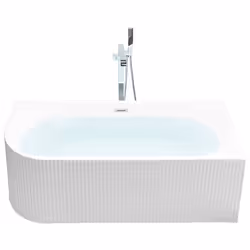 Corner Bath GOCTA Left Hand White