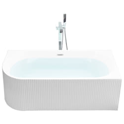 Corner Bath GOCTA Left Hand White