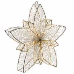 Outdoor LED Hanging Decor Star 50 cm Silver HOFSOS