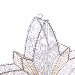 Outdoor LED Hanging Decor Star 50 cm Silver HOFSOS - Additional view 5