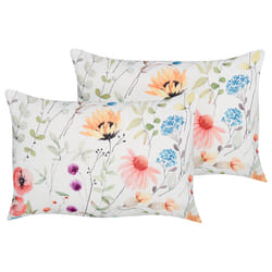 Set of 2 Outdoor Cushions MONESI Floral Pattern 40 x 60 cm Multicolour
